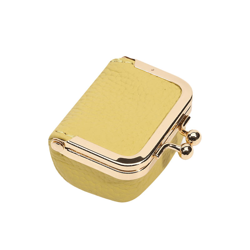 Портативная кожаная мини-шкатулка для драгоценностей, винтажный мини-кошелек для монет, футляр для ювелирных изделий с замком-поцелуем, футляр для наушников и кольца