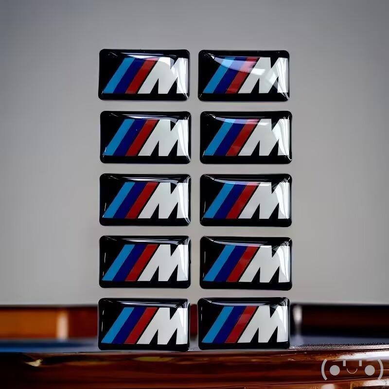 Motorcycle BMW 3M Logo 3D Three-dimensional Sticker Fuel Tank Stickers Soft Backing For BMW X4 X3 X1 E83 X2 X5 G20 X6 X7 E53 F40 AJ4