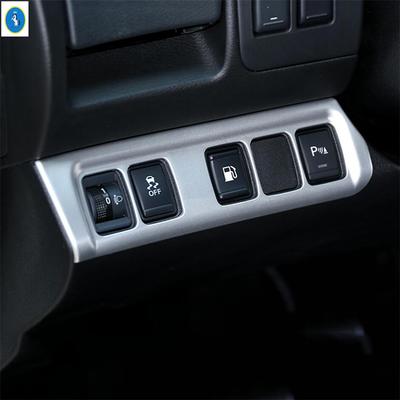 Матовый чехол-накладка на дефлектор воздуховода кондиционера / панель коробки передач / панель стеклоподъемника для Nissan Navara NP300 / Terra 2017 -