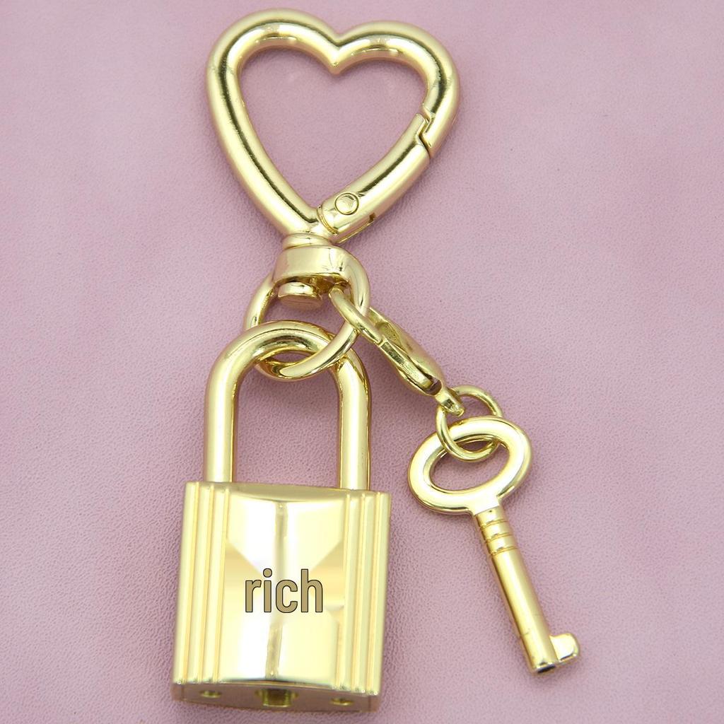 Ретро квадратный кулон-замок для украшения сумок и багажа