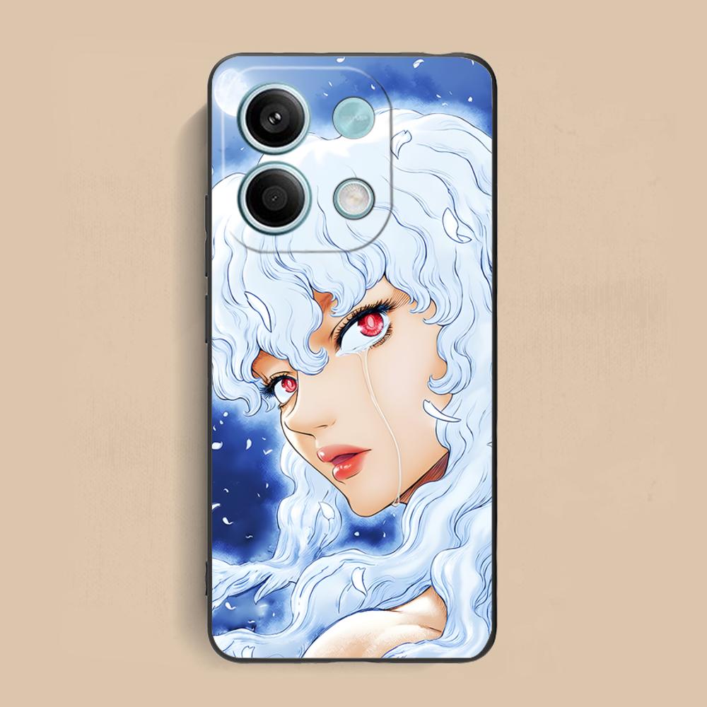 Чехол для телефона с аниме Гриффитом для Xiaomi Redmi Note 14 13 12 11 S Pro Plus 4G 5G, мягкий ТПУ, противоударный чехол