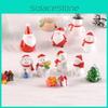 Очаровательные елочные украшения Санта Клаус Снеговик Восхитительный миниатюрный декор для сада на все случаи жизни