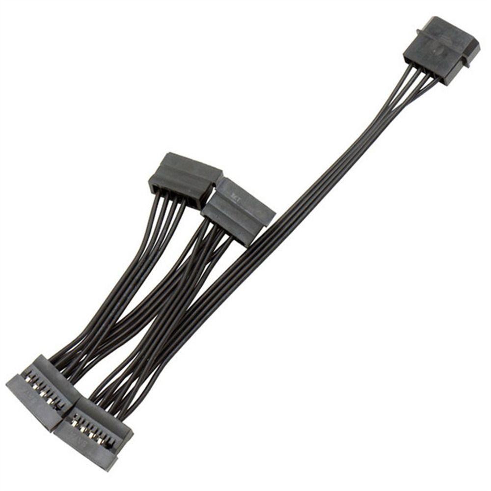 Кабель питания жесткого диска между мужчинами и женщинами, 4-контактный адаптер SATA-сплиттер для жесткого диска/HDD SSD