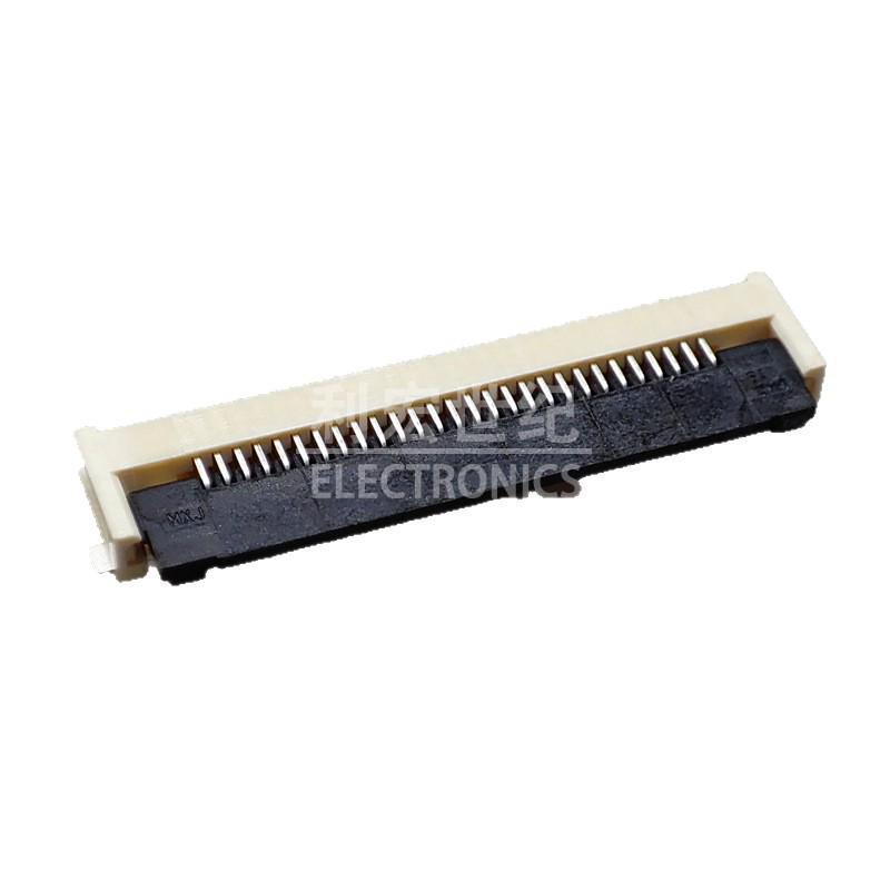 Molex Flip-up FFC/FPC Connector, 0.50mm Pitch, 28-Pin