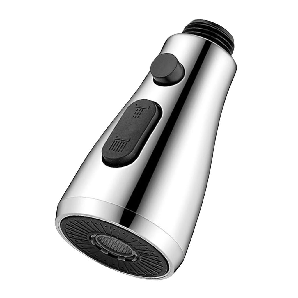 Universal Pull Out Faucet Non-Slip Basin Sprayer Nozzle Water Saving Aerator Faucet Extender Kitchen Spare Replacement Tap