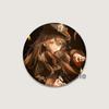 Значок аниме-игры Genshin Impact размером 32/44/58 мм, круглая брошь ручной работы Hu Tao, сувенир на одежду, мягкая пуговица, декоративная булавка на лацкан шляпы, подарок