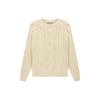Essentials FW22 Cable Knit Sweater Men Tops Eggshell-White FOG-FW22-749
