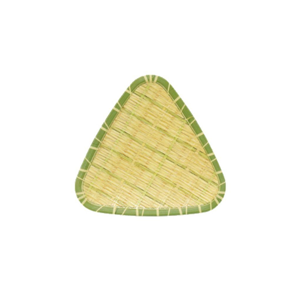 Creative Imitation Bamboo Weaving Hot Pot Vegetable Plate Melamine Multiple Styles Barbecue Plate Green Serving Plate Restaurant