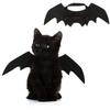 Halloween Dog Bat Wings Clothes Cute Cat Costume Bat Wings Dog Collar Bat Wings with Pumpkin Bell Bat Costume Party Decoration