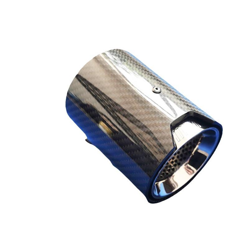 Модификация выхлопной насадки BMW M2/M3/M4 Титан Черный и Синий Углеволокно