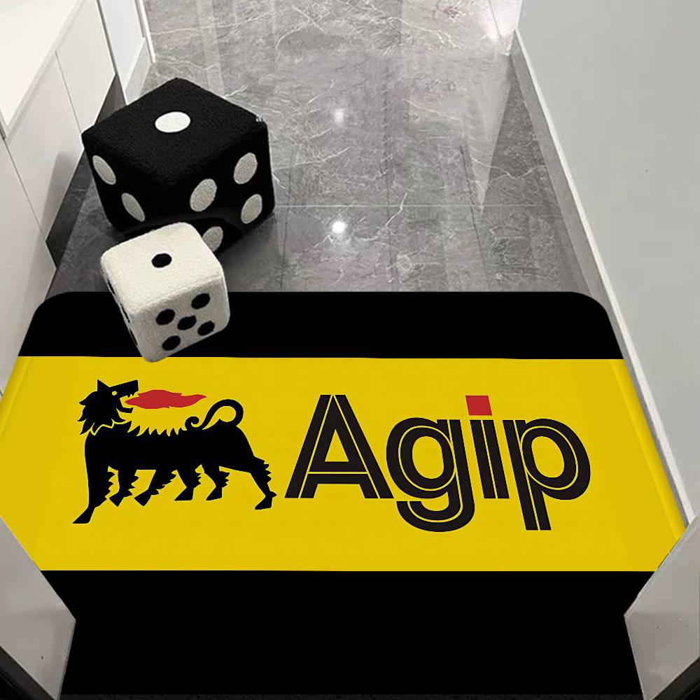 A-Agips-S E-Eni-S Racing Bathroom Mat Kids Room Bedroom Decoration Balcony Anti-Slip Doormat Living Room Welcome Rug