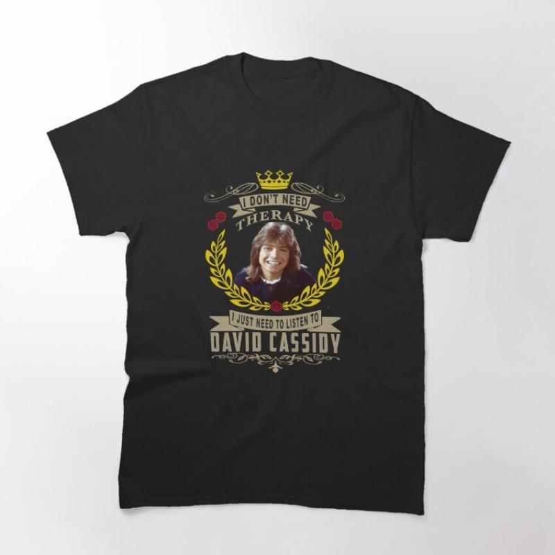 David Cassidy portrait Graphic 100cotton Unisex Oneck shirt 2026 summer New Unisex fashion Y2k Short Sleeve Tshirt fan gift