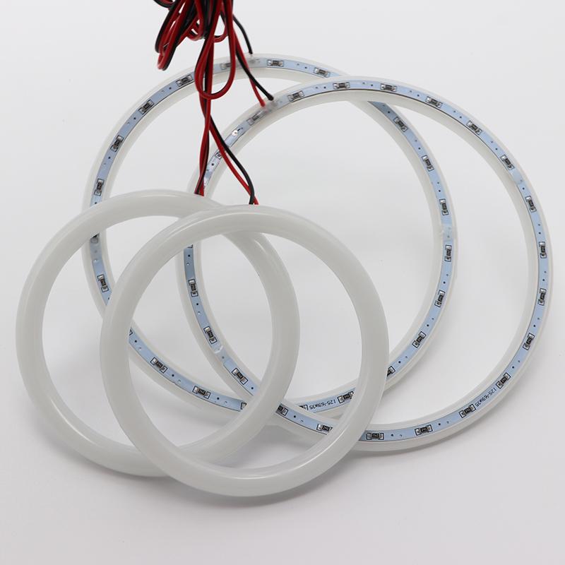 SMD хлопковый светильник с переключаемым светодиодом, комплект колец Halo «ангельские глазки» для BMW 1 серии E81 E82 E87 E88 2004-2012, аксессуары ксеноновые фары