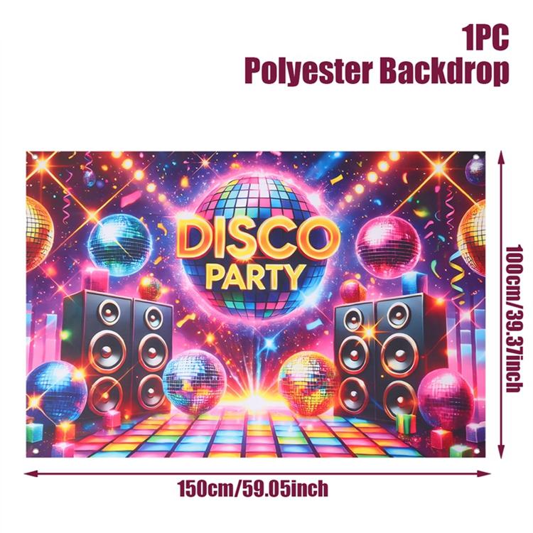 Glow Happy Birthday Backdrop Banner Bbirthday Party Decoration Kids Glow Party Supplies Happy Birthday Background