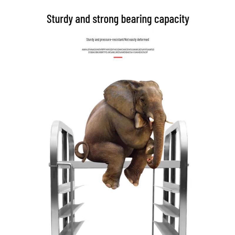 Kitchen Carbon Steel Tray Storage Rack