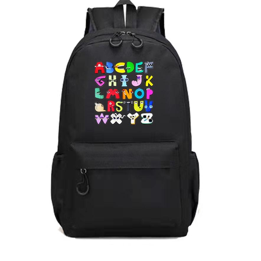 Cartoon-themed Alphabet Lore Backpack For Kids