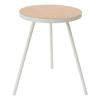 YAMAZAKI - Table D'appoint Ronde L49 Cm - TOWER - Blanc