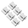 100Pcs Solar Panel Cable Clip Stainless Steel Metal Wire Clamp Photovoltaic System Mounting