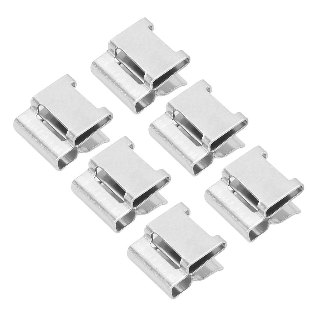 100Pcs Solar Panel Cable Clip Stainless Steel Metal Wire Clamp Photovoltaic System Mounting