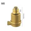 Brass Solar Water Heater Air Vent Valve, Automatic Pressure Release Hot & Cold Water Systems Low Pressure Vessels