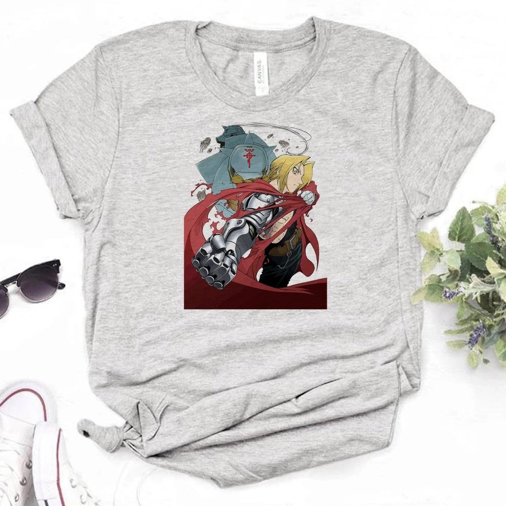 Fullmetal Alchemist Tshirt Girl Cheap Psychedelic Grunge 80s T Shirt Meme Kawaii Psychedelic Retro Y2k