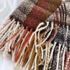 Scarf For Women, Autumn And Winter, High-End Feeling, Imitation Cashmere Plaid Tassel Shawl, Student Thick And Warm Scarf