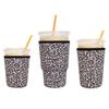 3 Pcs Reusable Iced Coffee Sleeves - Insulator for Cold Beverages, Neoprene Cup Holder for Starbucks/Dunkin Coffee