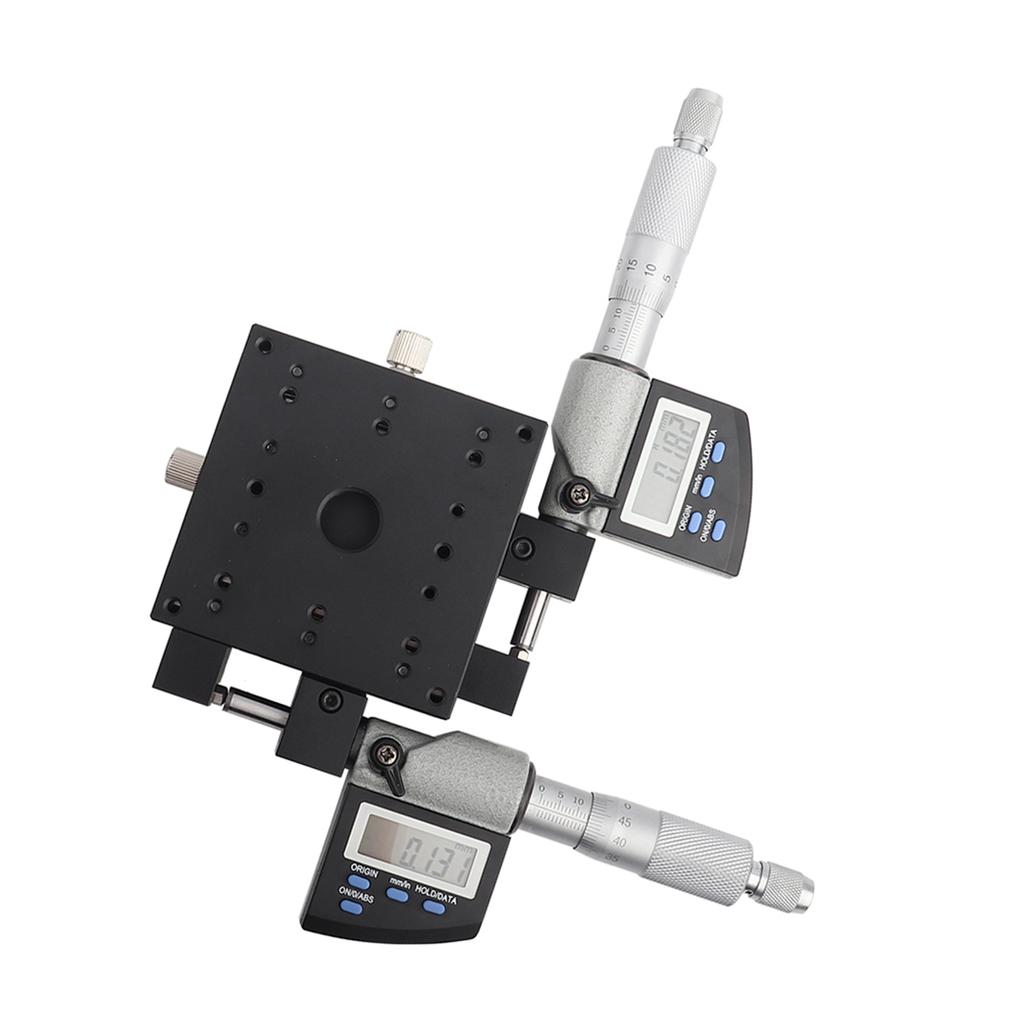 SEMXY80AS Микрометрическая платформа с цифровым дисплеем 80x80 мм 0,002 мм Линейная платформа