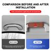 1/2Pcs PU Leather Roof Handle Anti-scratch Protector Case Caps For Mitsubishi ralliart Lancer 9 10 ASX Outlander Pajero L200