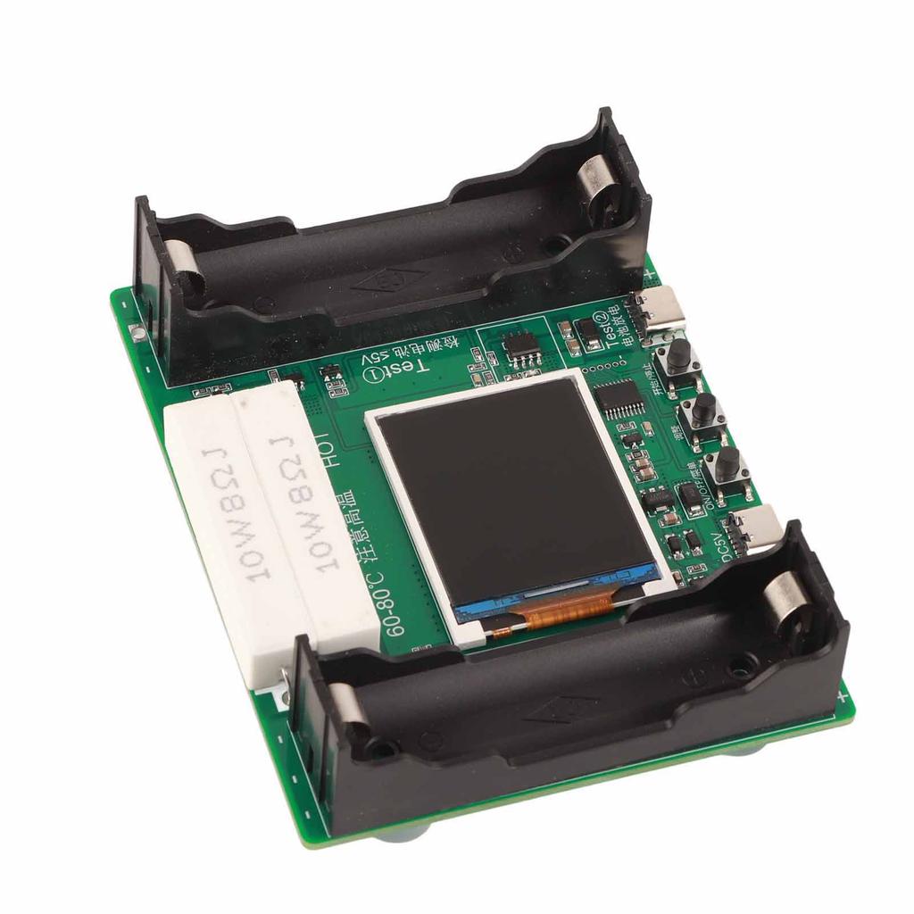 Тестер внутреннего сопротивления аккумулятора 1,77-дюймовый ЖК-дисплей, режимы, регулируемая емкость литиевой батареи 18650