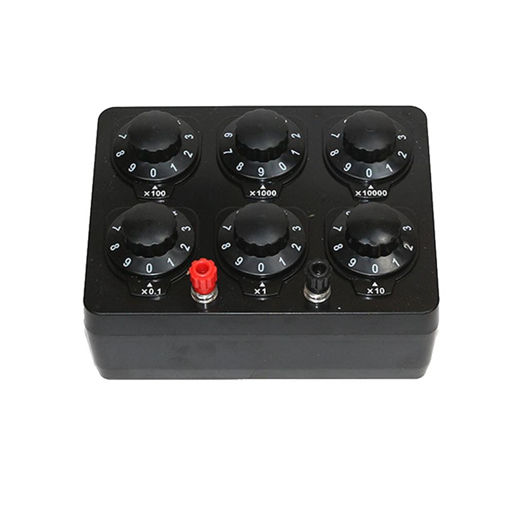 Hot 0-99999.9 Ohm Simple Resistance Box Precision Variable Decade Resistor Teaching Instrument Teaching Resistance Box