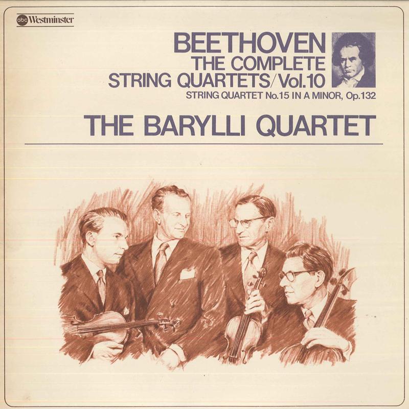 LP Record BARYLLI QUARTET)WALTER BARYLLI(1ST - (beethoven The Complete String Quar OW8010AW WESTMINSTER Japan Obi Classical Used