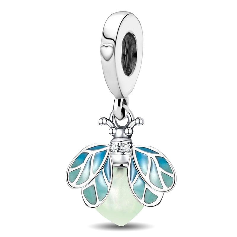 Медный светящийся кулон «Сладкий светлячок» можно сделать своими руками в виде браслета или ожерелья. Высококачественное ювелирное изделие в подарок.