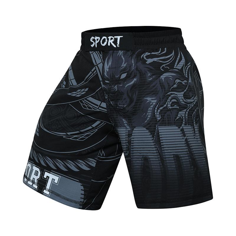 Мужские спортивные шорты Боксерские шорты MMA для боев Тренировочные шорты по боевым искусствам Соревновательные шорты Муай Тай Джиу-джитсу Шорты для грэпплинга