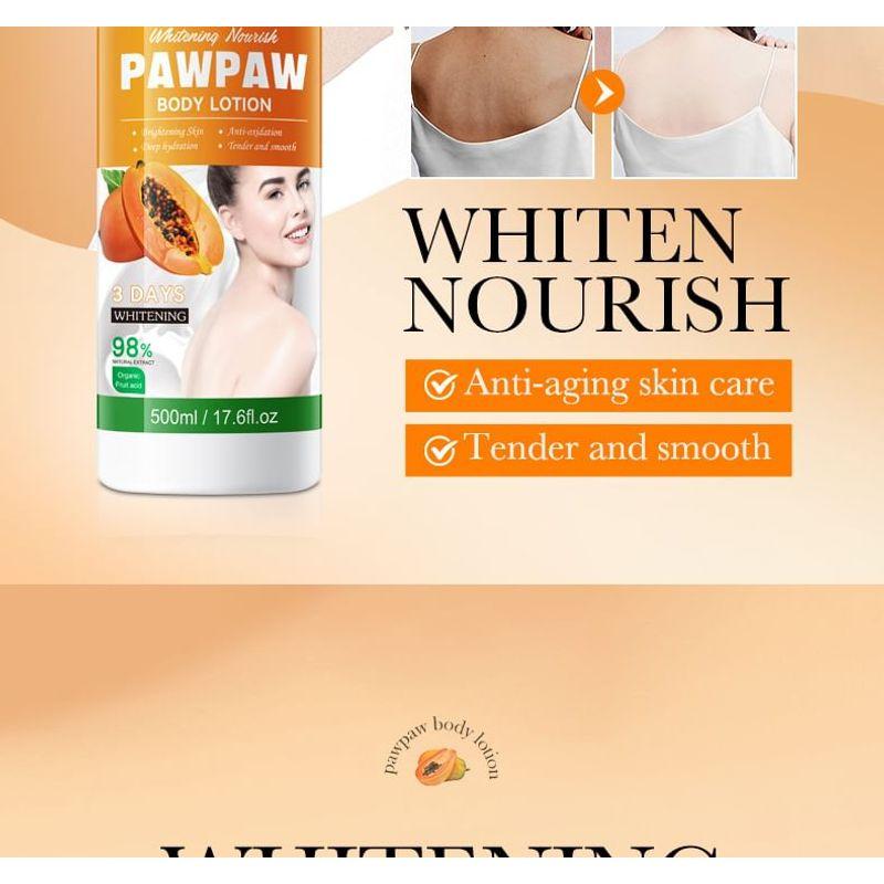 BIOAQUA - Pawpaw Vitamin C Whitening Body Lotion