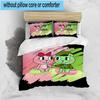 3PCS Happy Tree Friends Anniversary 3pcs Bedding,Including 3PCS Duvet Cover And 2pcs Pillowcases Perfect for Christmas,Ideal for Bedroom, Dormitory
