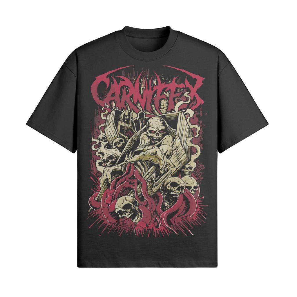Футболка CARNIFEX 425 г/м² | Унисекс Премиум Тяжелый Оверсайз 100% Хлопок