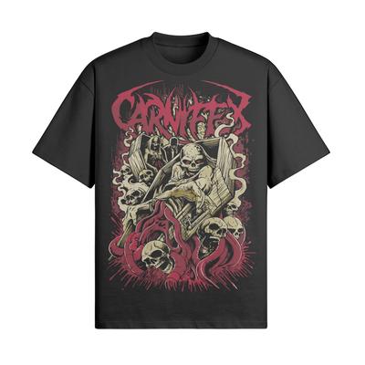 Футболка CARNIFEX 425 г/м² | Унисекс Премиум Тяжелый Оверсайз 100% Хлопок