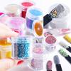 Yousheng 1 Bottle Nail Caviar Beads Shining Colored Non-porous Mini Glass Bead DIY Nail Art Accessories Micro Beads Necklace Phone Case Decorations