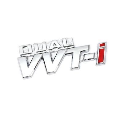 Автомобильная наклейка Эмблема Авто Боковые Крылья Значок Декаль Dual VVT-i VVTi Camry Chr Avensis Reiz (Двойной VVT-i Серебристый)