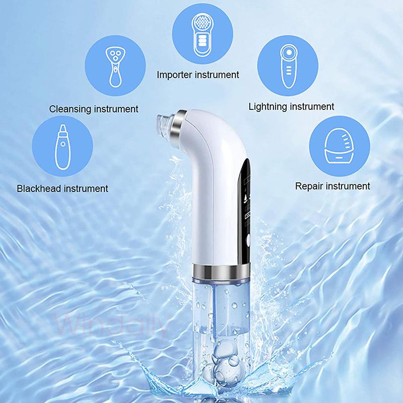 2024 Blackhead Remover Pore Vacuum Cleaner Electric Micro Small Bubble Facial Cleasing Machine USB Rechargeable Beauty Device