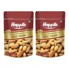 Happilo Premium Californian Almonds Roasted & Salted 200 G (Pack of 2) | Badam Giri Dry Fruit | High Protein Snack & Super Healthy Crunchy Nuts