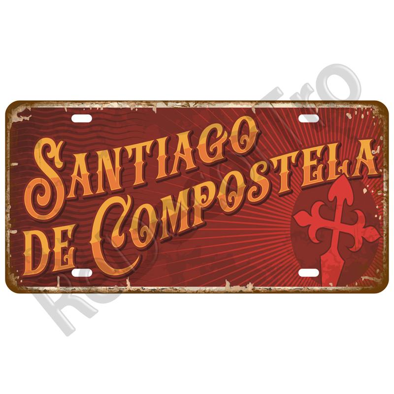 Знаменитый город TinPlate Plate Город-государство Tin Sign Plaque Достопримечательность Металлический знак Настенный декор Гараж Бар Паб Клуб Отель Кафе Кухня Дом