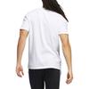 Adidas T Shirts Men's White Crew Neck Moderate Straight Fit HE4839