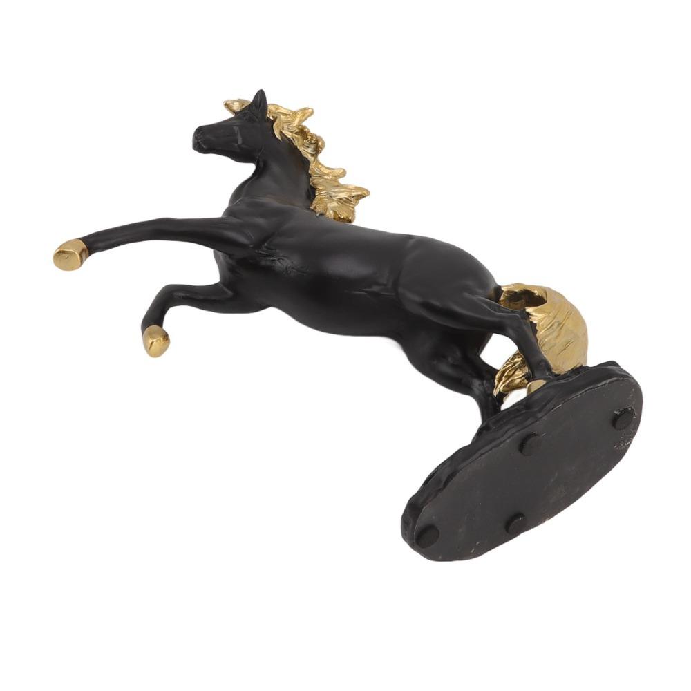 Desktop Standing Horse Figurine Resin Standing Horse Statue Standing Horse Decoration Home