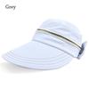 Summer Breathable Foldable Wide Brim Bucket Hat Empty Top Cap Panama Hat Sun Cap