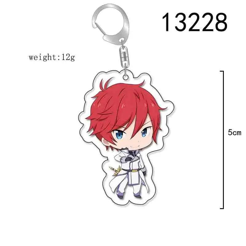 Anime Re:life in a Different World from Zero keychain Kawaii Rem Ram Acrylic Key Chain Cartoon Figures Pendant Cosplay Jewelry