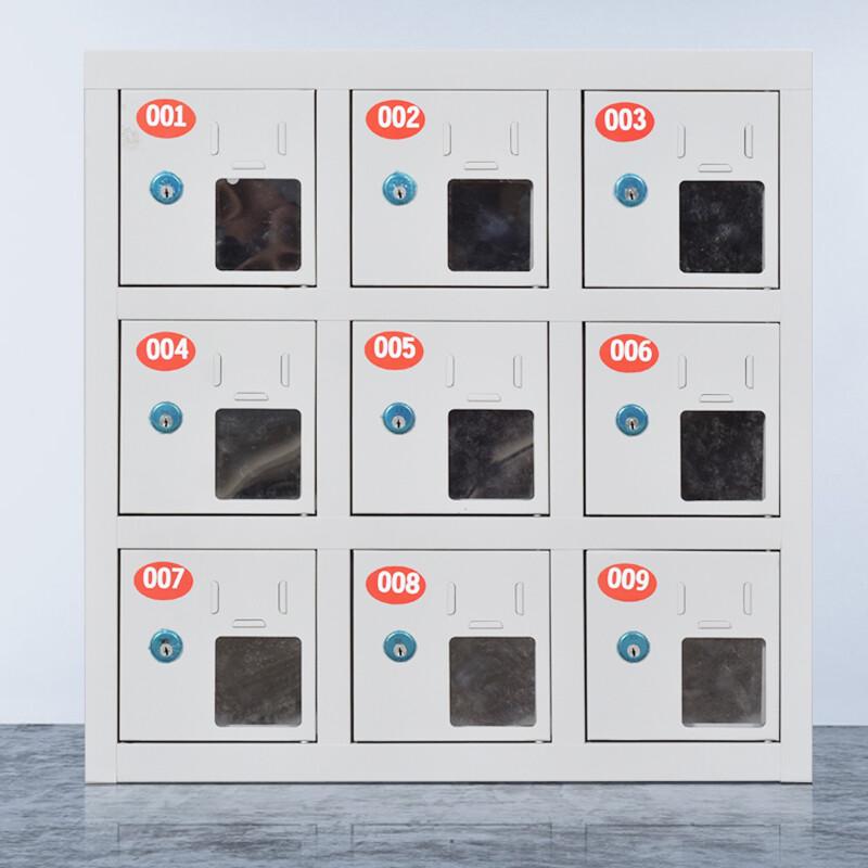 9-Door Employee Mobile Phone Storage Cabinet