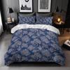 Three-Piece Plant Flower Quilt Set 3D Digital Printing Bedding Kit