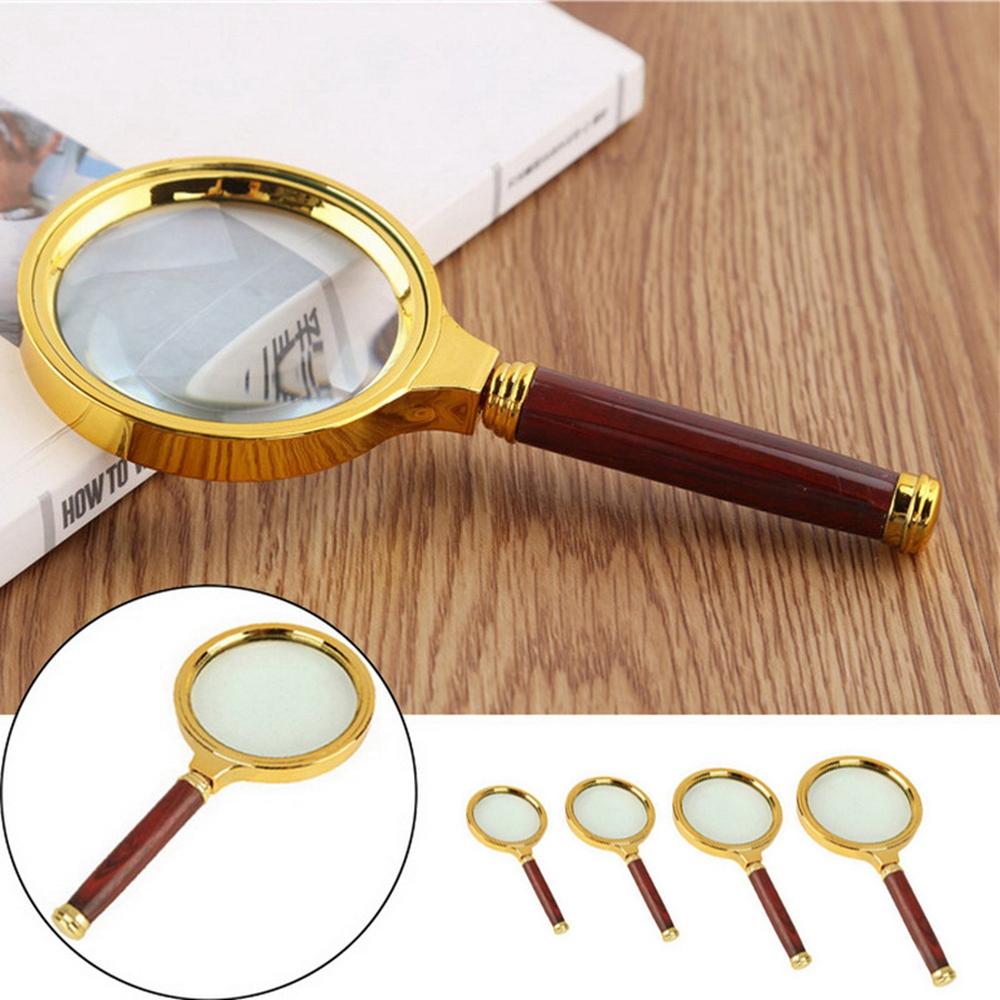 Useful 10X Jewelry Science Tool Handheld Loupe Reading Newspaper Magnifier Loupe Magnifying Glass